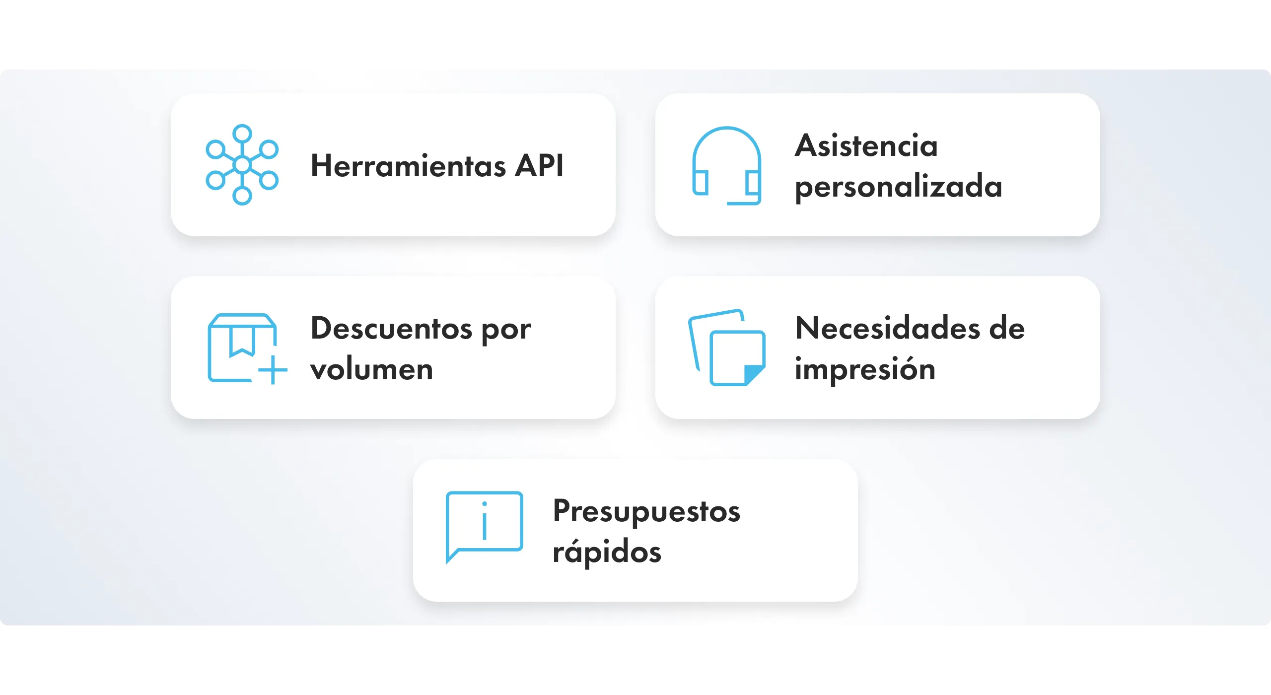 Business services showcase