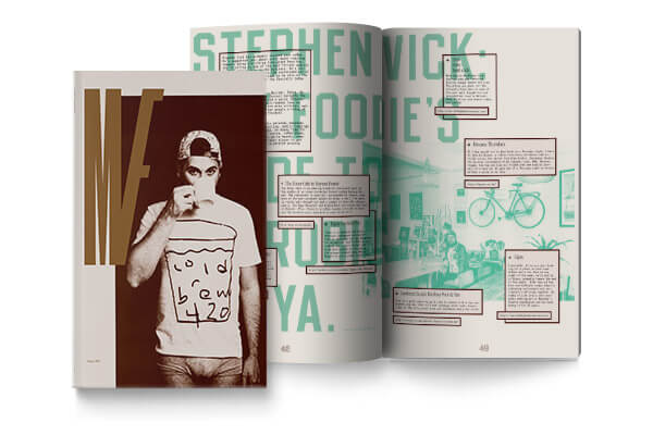 Print magazine: food & art publication