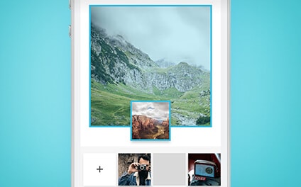 Créer un album photo avec l'application mobile iPhone de Blurb