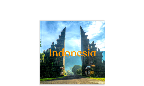 Indonesia travel photo book inspiration