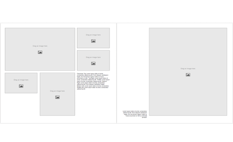 Family book - Landscape book template