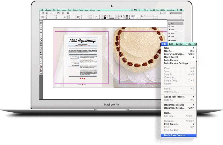 Adobe InDesign & InDesign CC op een MacBook Air